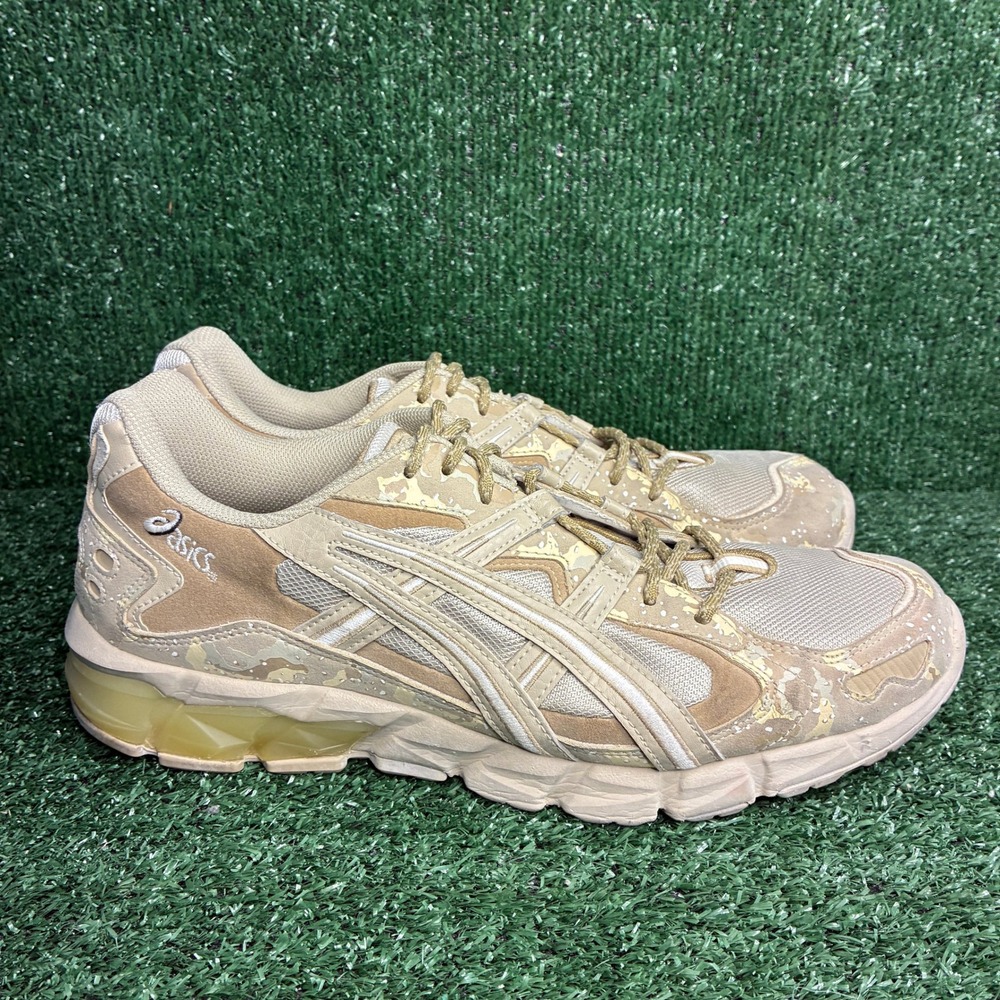 Asics Gel-Kayano 5 KZN Mesh Trail Running Sneakers Wood Crepe Camo Mens Size 12